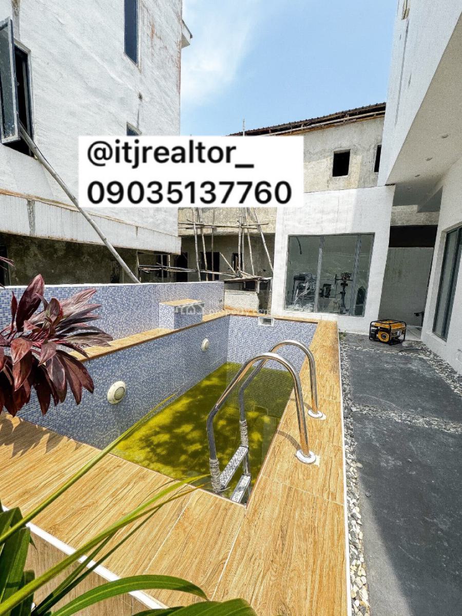 Modern 4 Bedroom Detached Duplex with Swimming Pool and Bq, Chevron, Lekki, Lagos, Detached Duplex for Sale