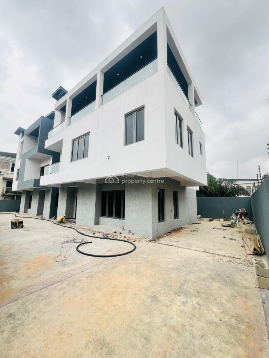 Exclusive 5 Bedroom Semi Detached Duplex Plus Bq and Office Room, Ikeja Gra, Ikeja, Lagos, Semi-detached Duplex for Sale