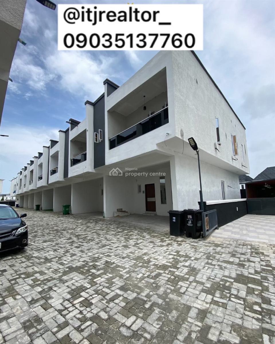 Lovely 4 Bedroom Terrace Duplex with Swimming Pool and Gym, Ikota, Lekki, Lagos, Terraced Duplex for Sale