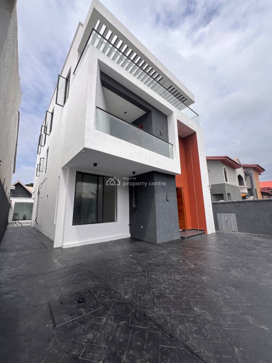 Stunning 5 Bed with 2bq, Swimming Pool, Gym, Cinema & Office Room, with 2bq, Swimming Pool, Gym, Cinema & Office in a Serene Environment, Lekki Phase 1, Lekki, Lagos, Detached Duplex for Sale