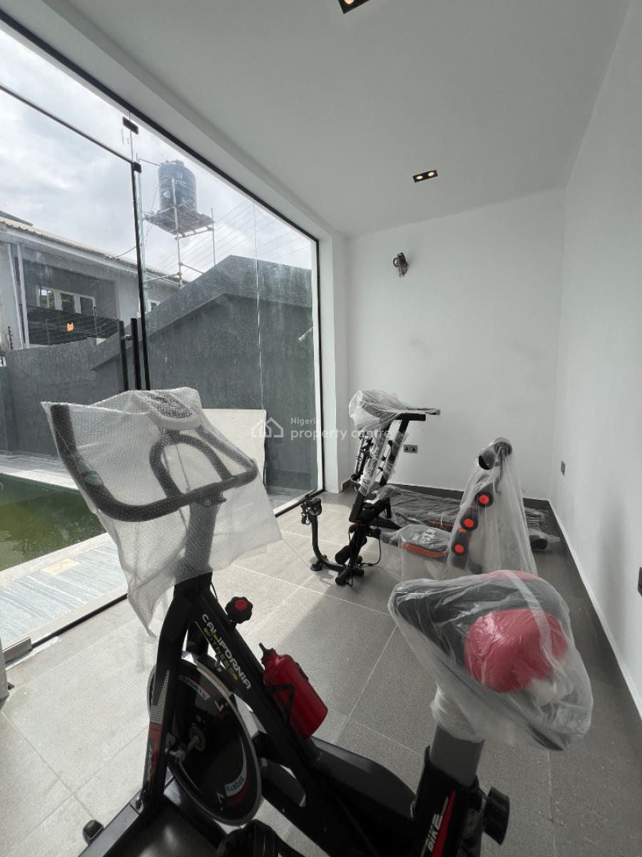 Stunning 5 Bed with 2bq, Swimming Pool, Gym, Cinema & Office Room, with 2bq, Swimming Pool, Gym, Cinema & Office in a Serene Environment, Lekki Phase 1, Lekki, Lagos, Detached Duplex for Sale