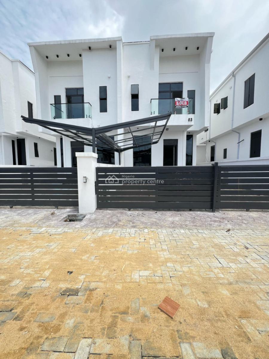 Spacious 5 Bedroom Fully Detached Duplex with  Bq, Chevron Toll Gate, Orchid Road, Lekki, Lagos, Semi-detached Duplex for Sale