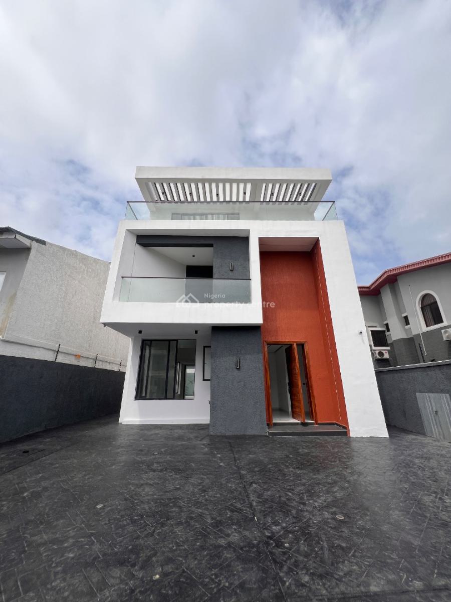 Magnificent 5 Bedroom Duplex with 2bq, Swimming Pool, Gym, Cinema, Suitable for Family Residence with Modern Amenities in a Serene Estate, Lekki Phase 1, Lekki, Lagos, Detached Duplex for Sale