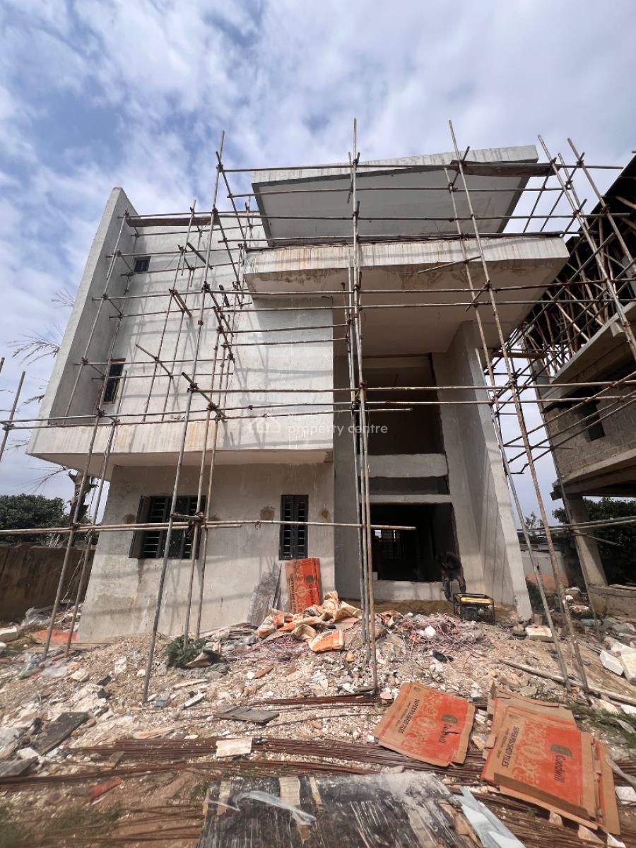 Exquisitely Detailed 5 Bedroom Detached Smart Home with Cinema, Gym, Suitable for Family Residence & with Modern Amenities in Ikeja, Maryland, Lagos, Detached Duplex for Sale