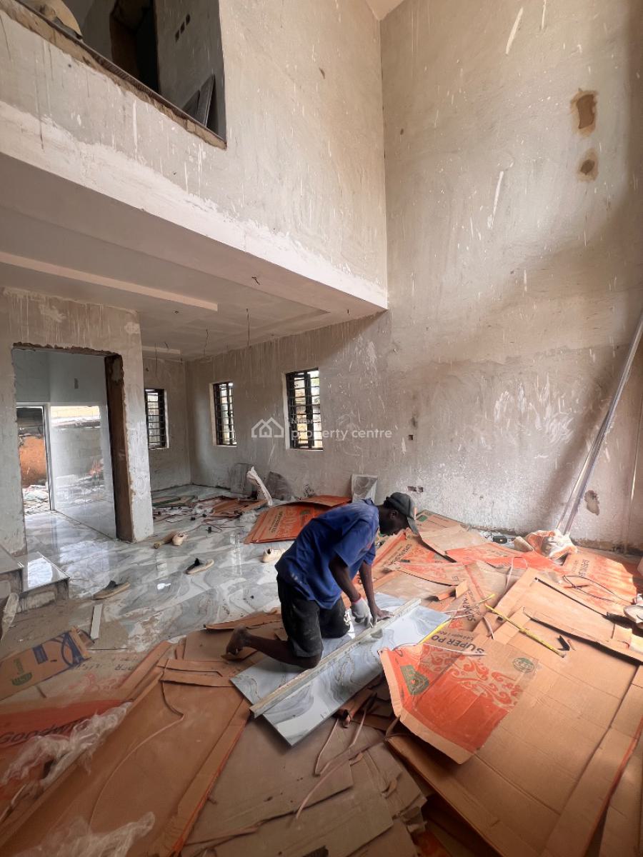 Exquisitely Detailed 5 Bedroom Detached Smart Home with Cinema, Gym, Suitable for Family Residence & with Modern Amenities in Ikeja, Maryland, Lagos, Detached Duplex for Sale