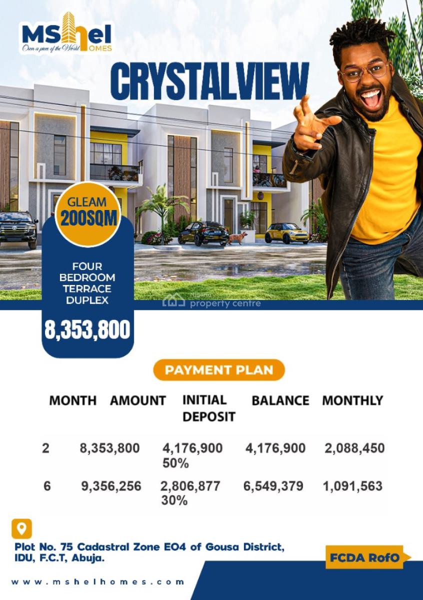 Estate Plot Fcda Approved Sized 500sqm with Payment Plan, Gousa District, Idu Industrial, Abuja, Residential Land for Sale
