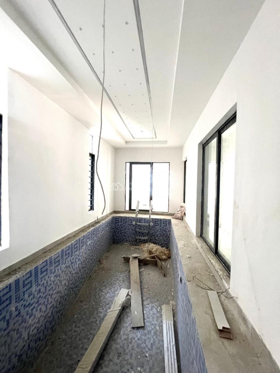 Luxury 5 Bedroom Contemporary Fully Detached Duplex with Bq, Pool & Rooftop, Chevron, Lekki, Lagos, Detached Duplex for Sale