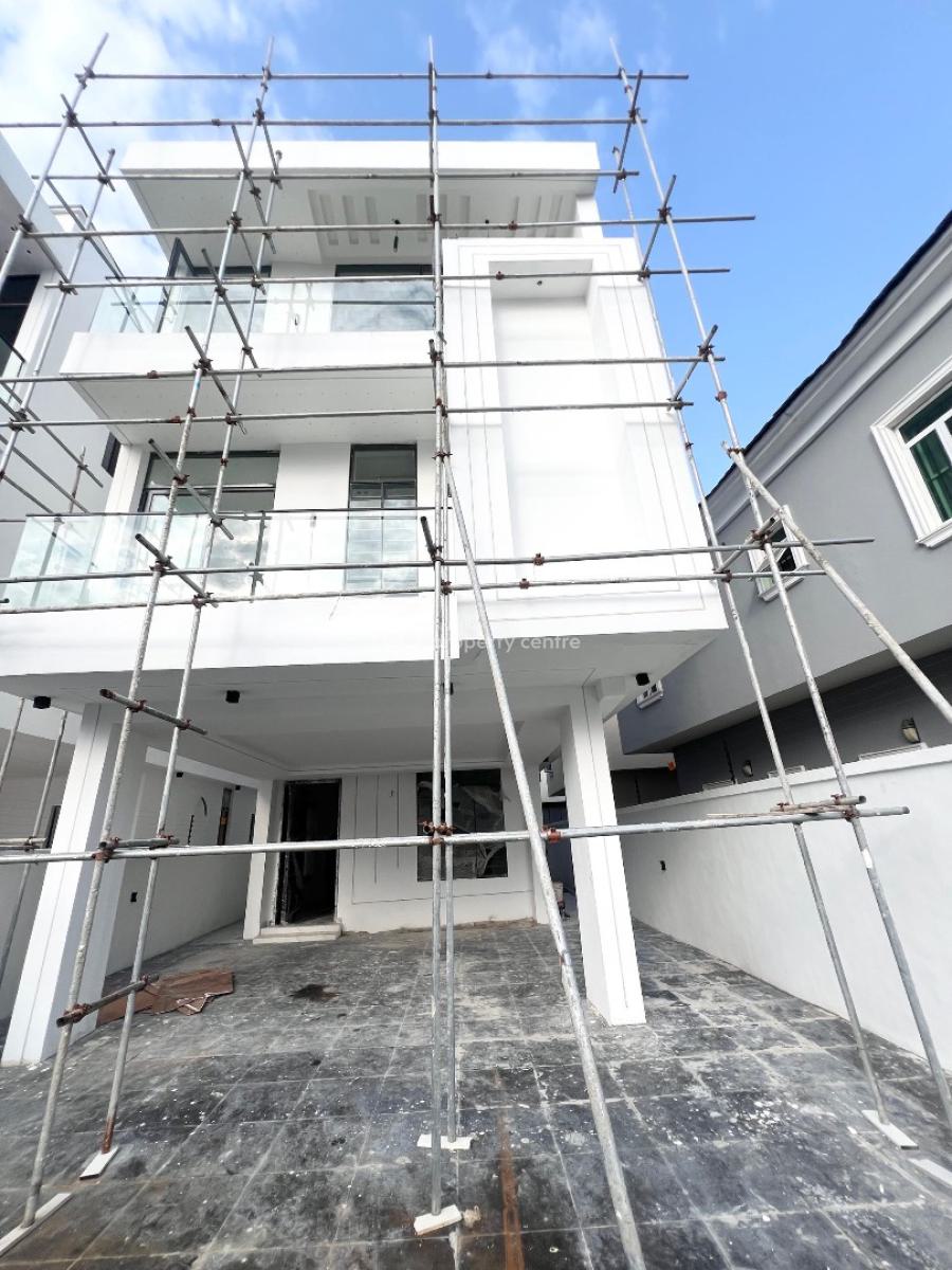 Luxury 5 Bedroom Contemporary Fully Detached Duplex with Bq, Pool & Rooftop, Chevron, Lekki, Lagos, Detached Duplex for Sale