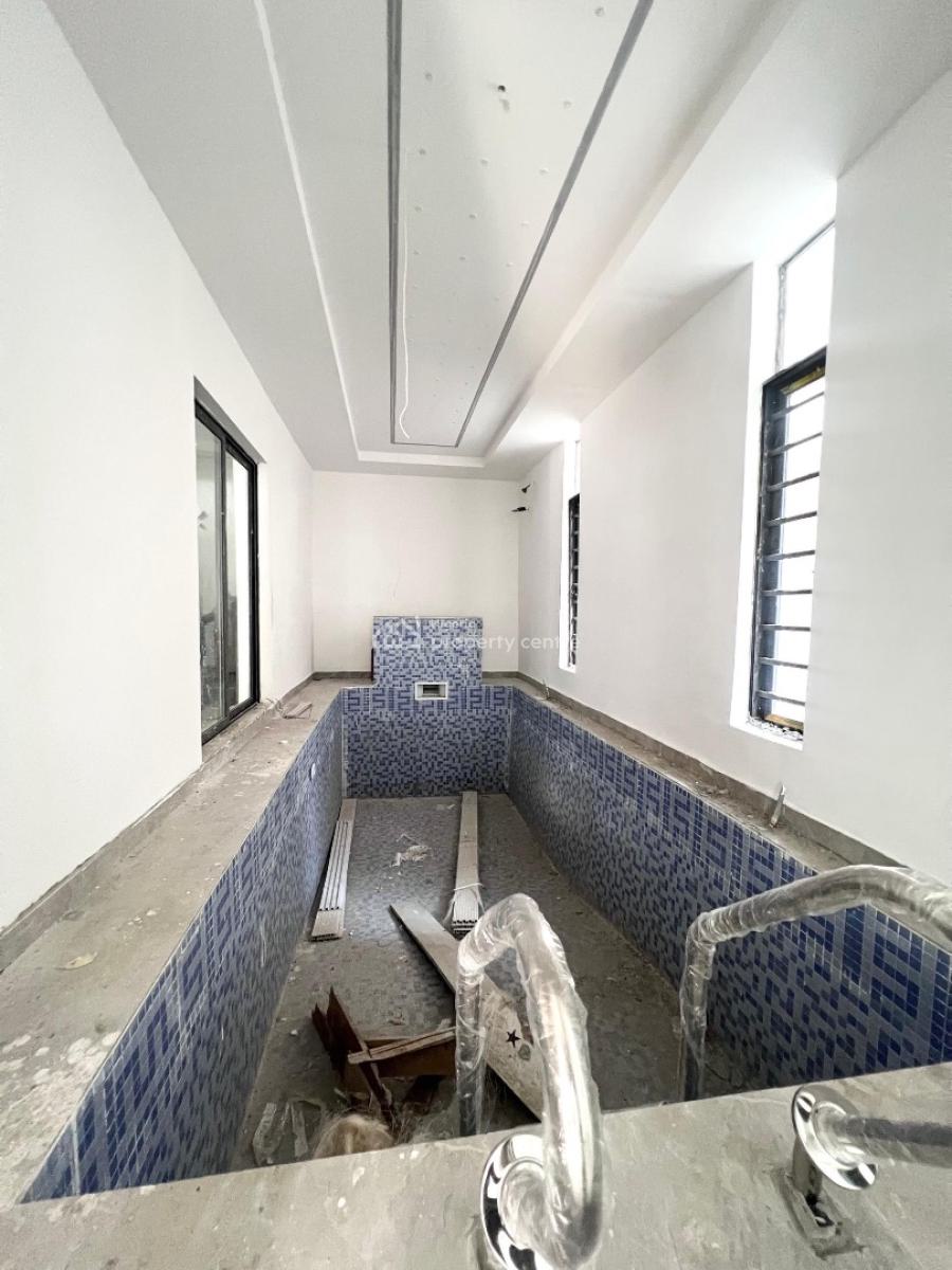 Luxury 5 Bedroom Contemporary Fully Detached Duplex with Bq, Pool & Rooftop, Chevron, Lekki, Lagos, Detached Duplex for Sale