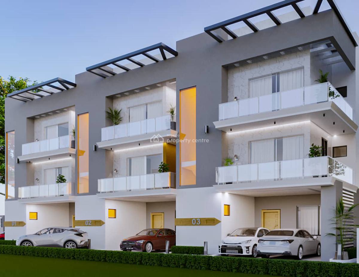 4 Bedroom Luxury Terrace Duplex with Bq, 4 Bedroom Luxury Terrace Duplex + Bq with Topnotch Facilities at, Life Camp, Abuja, Terraced Duplex for Sale