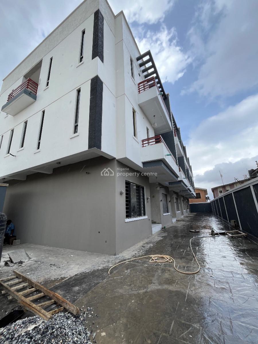 Newly Built 4 Bedroom Terrace Duplex with Bq in a Secured Estate, Magodo, Olowora, Magodo, Lagos, Terraced Duplex for Sale