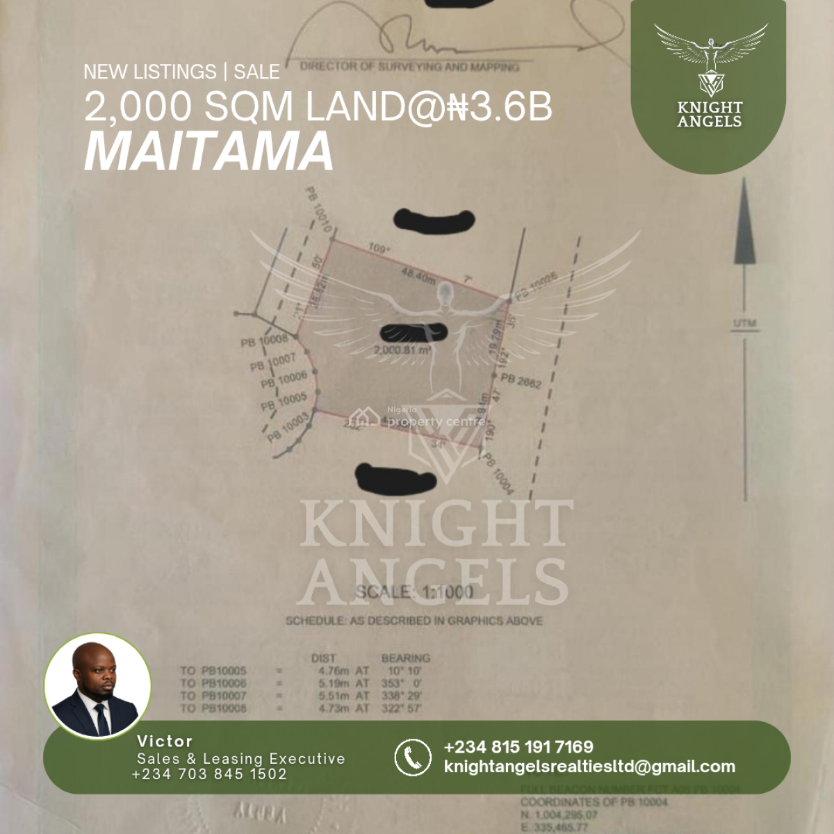 Prime 2009 Sqm Residential Land, Maitama District, Abuja, Residential Land for Sale