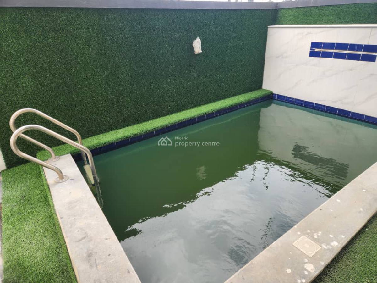 Carved Luxury 4 Bedroom Detached Duplex with Swimming Pool and Bq, Ajah, Lagos, Detached Duplex for Sale
