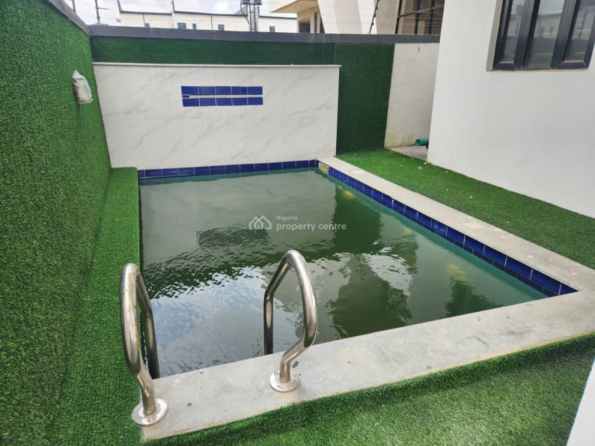 Carved Luxury 4 Bedroom Detached Duplex with Swimming Pool and Bq, Ajah, Lagos, Detached Duplex for Sale