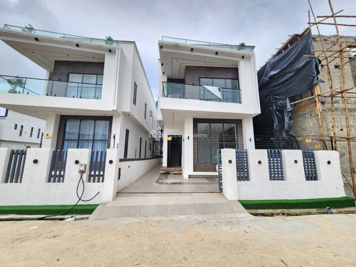 ️**modestly Finished 5 Bed Fully Detached Duplex with Bq*️  - Contem, Ajah Lekki, Ajah, Lagos, Detached Duplex for Sale