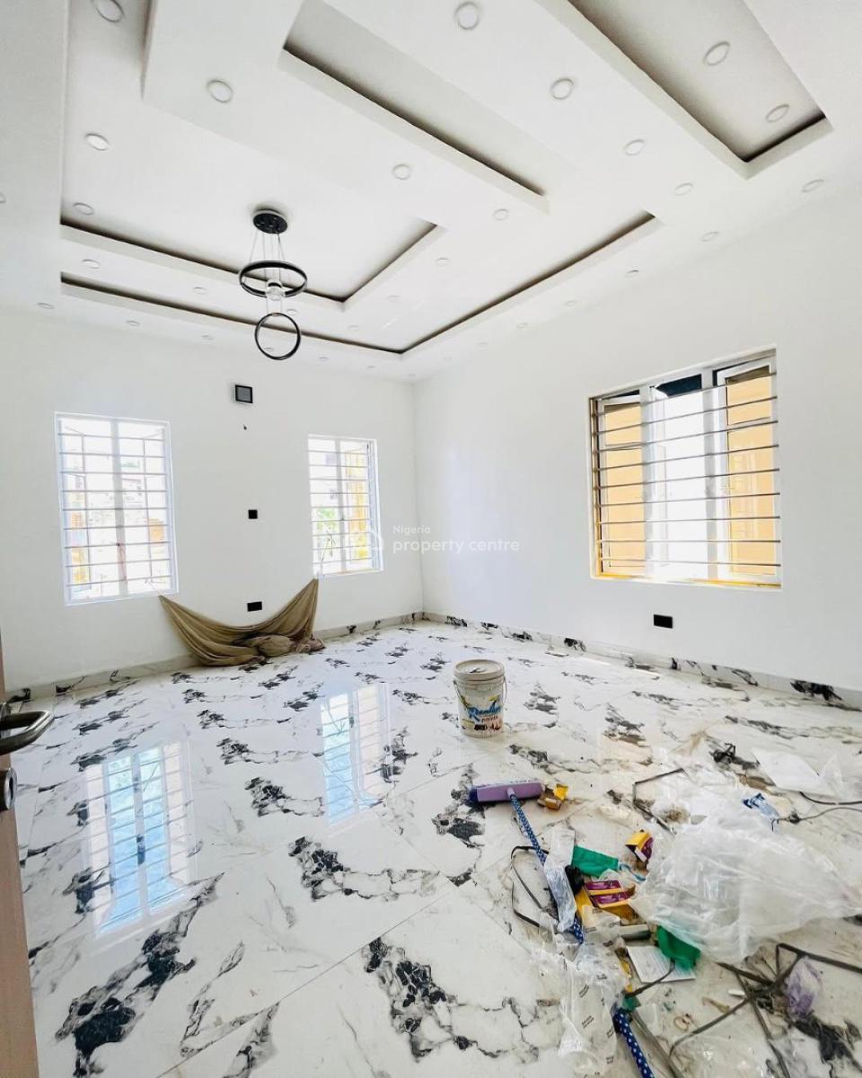 Nicely Built 4 Bedroom Fully Detached Duplex Plus Miniflat Bq, Stunningly Designed Home with Miniflat and Studio Bq in an Estate, Ogba, Ikeja, Lagos, Detached Duplex for Sale