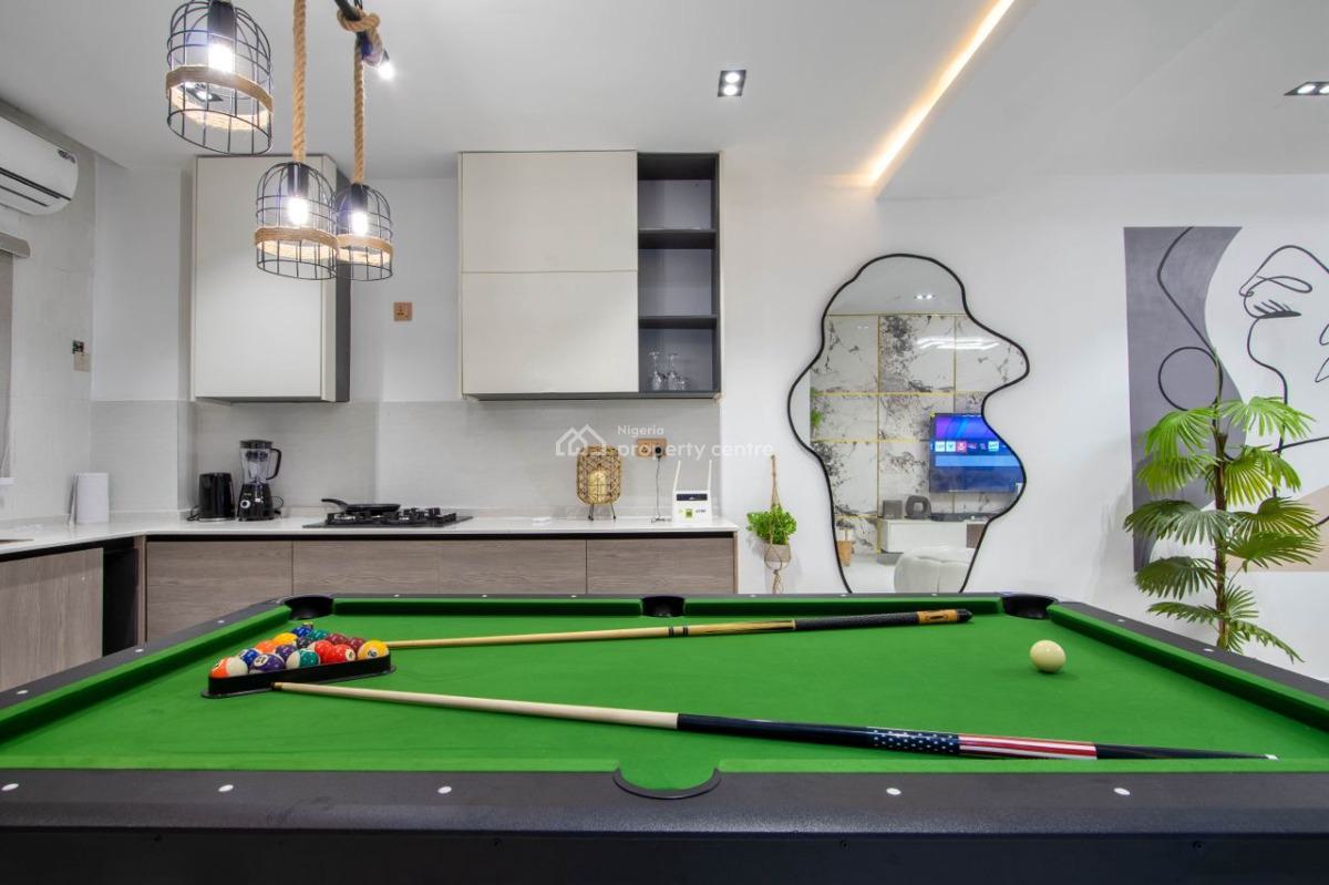 Fully Automated Two Bedrooms in Phase One with Pool, Snooker and Alexa, Lekki Phase 1, Lekki, Lagos, Flat / Apartment Short Let