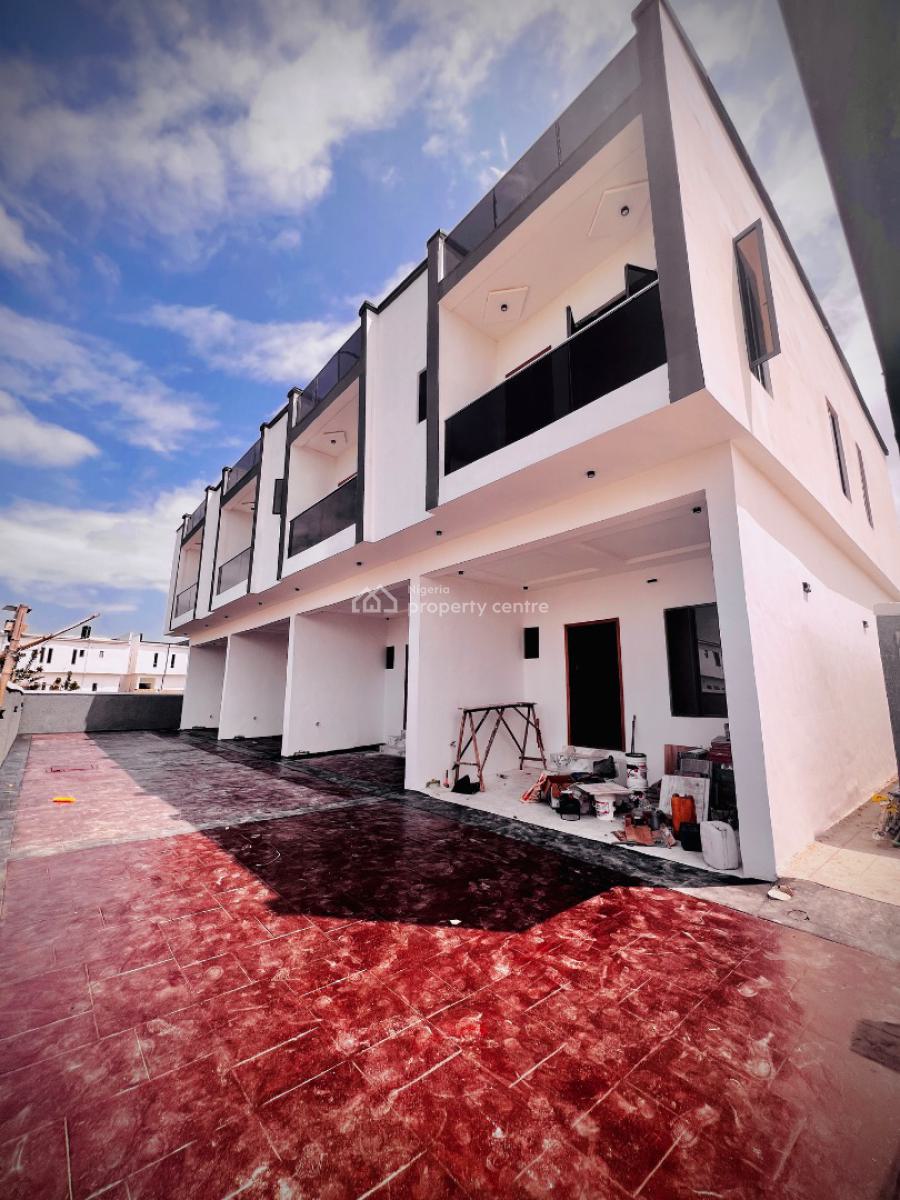 Newly Built 3 Bedroom Terrace with Bq, Abraham Adesanya, Ajah, Lagos, Terraced Duplex for Sale
