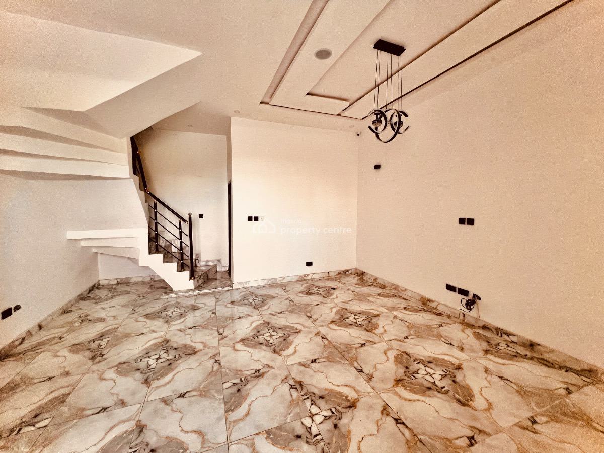 Newly Built 3 Bedroom Terrace with Bq, Abraham Adesanya, Ajah, Lagos, Terraced Duplex for Sale