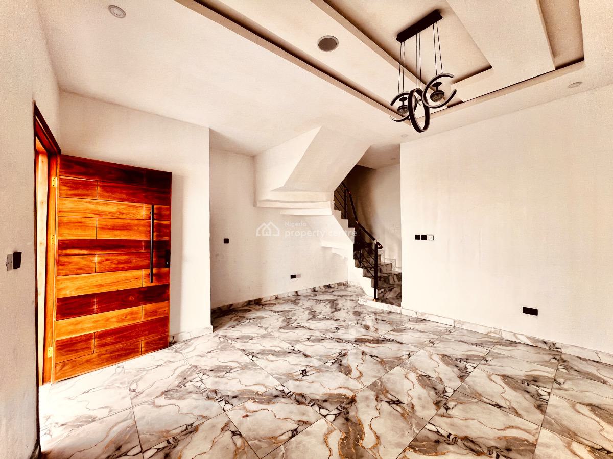 Newly Built 3 Bedroom Terrace with Bq, Abraham Adesanya, Ajah, Lagos, Terraced Duplex for Sale