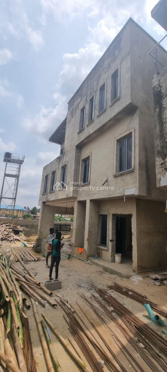 Amazing 4 Bedroom Detached Duplex + Bq (carcass), Gbagada, Lagos, Detached Duplex for Sale