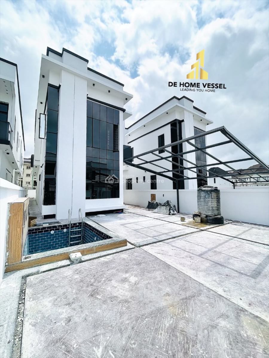 Beautifully Finished 5 Bedroom Detached Duplex with Swimming Pool and Bq, 2nd Toll Gate, Lekki, Lagos, Detached Duplex for Sale