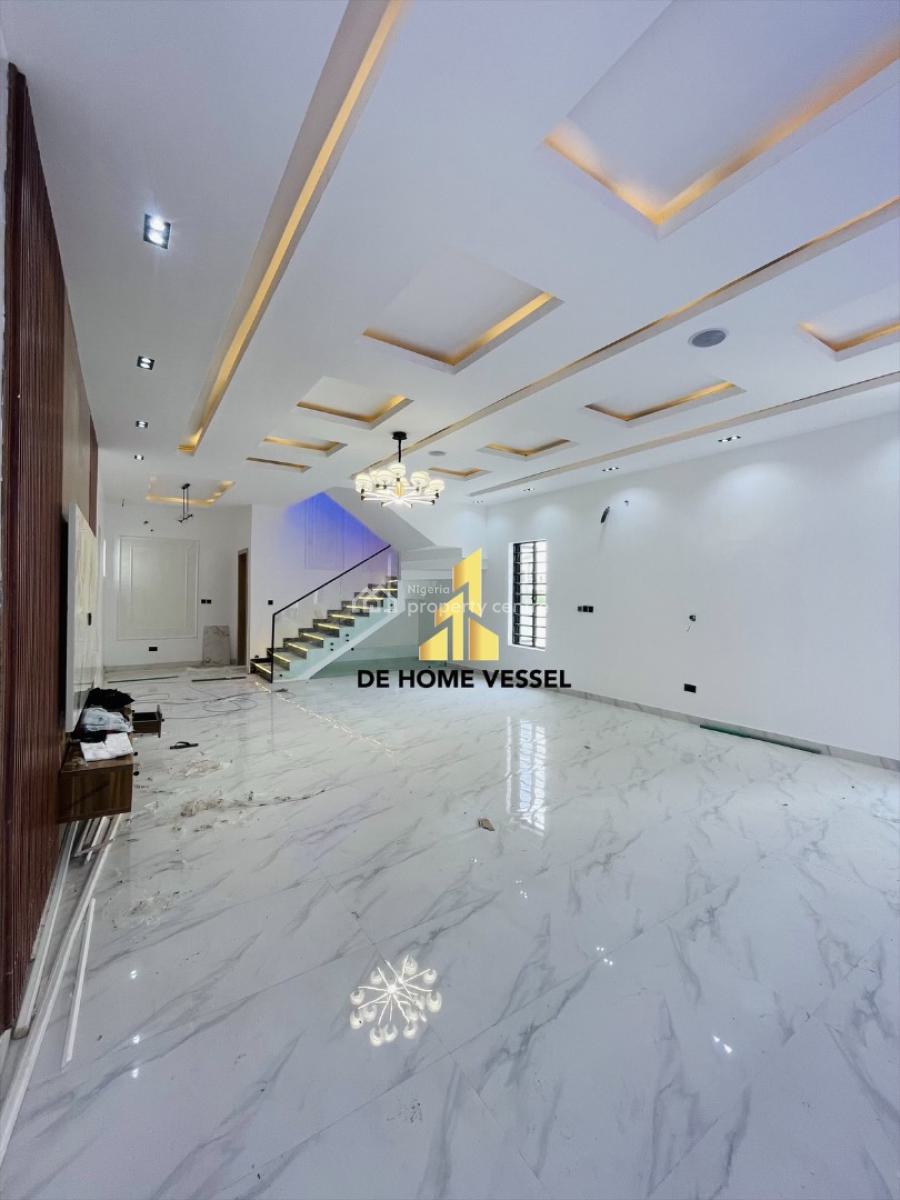 Beautifully Finished 5 Bedroom Detached Duplex with Swimming Pool and Bq, 2nd Toll Gate, Lekki, Lagos, Detached Duplex for Sale