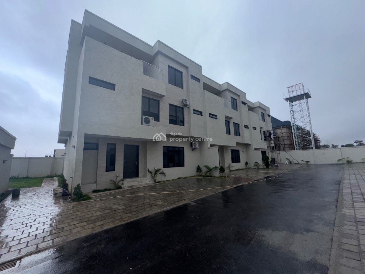 Luxury Finished 5 Bedroom Terrace Duplex with Bq Available, By Gilmore Tarred Road, Jahi, Abuja, Terraced Duplex for Sale
