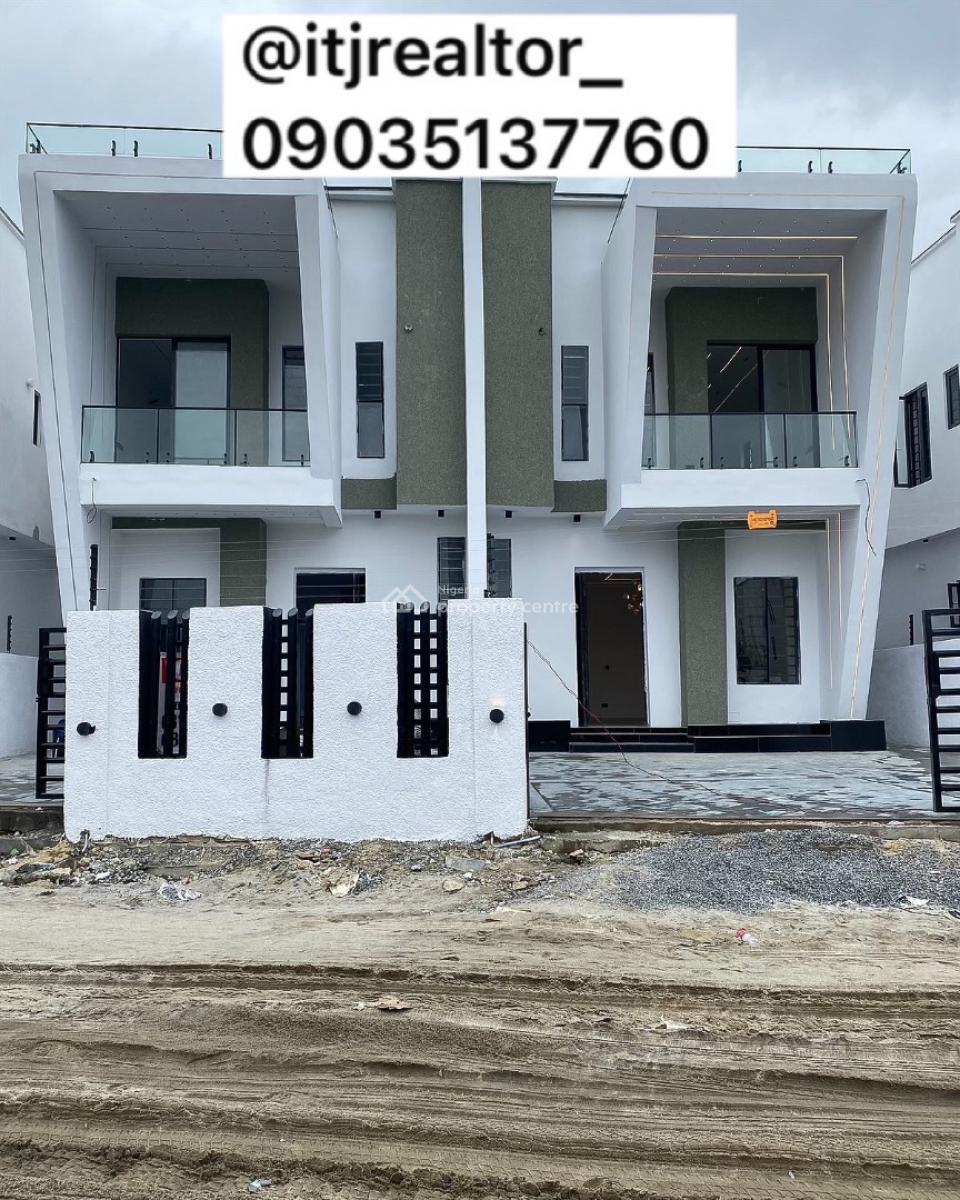Lovely 4 Bedroom Semi Detached Duplex with a Bq, Ajah, Lagos, Semi-detached Duplex for Sale