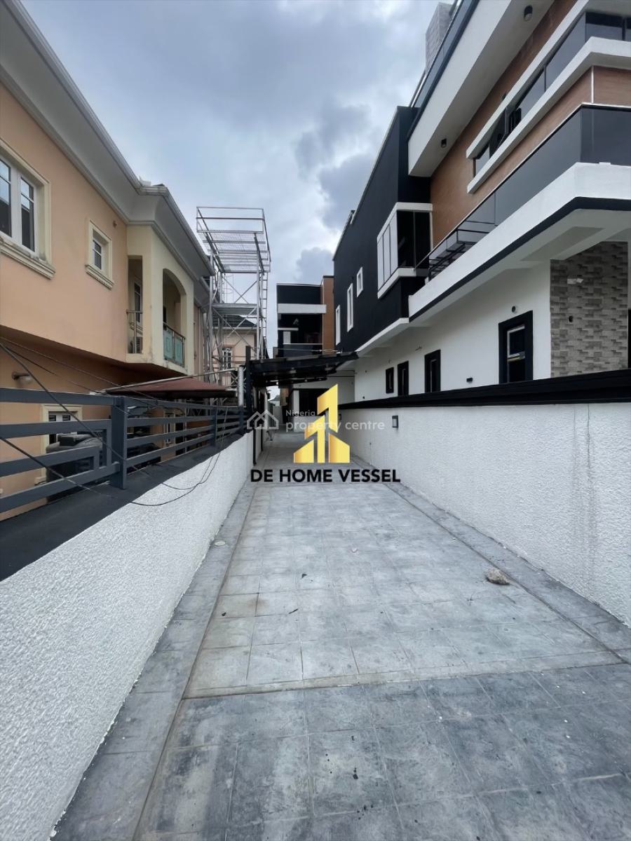 Contemporary 4 Bed Semi-detached Duplex with Bq, Chevron, Lekki, Lagos, Semi-detached Duplex for Sale