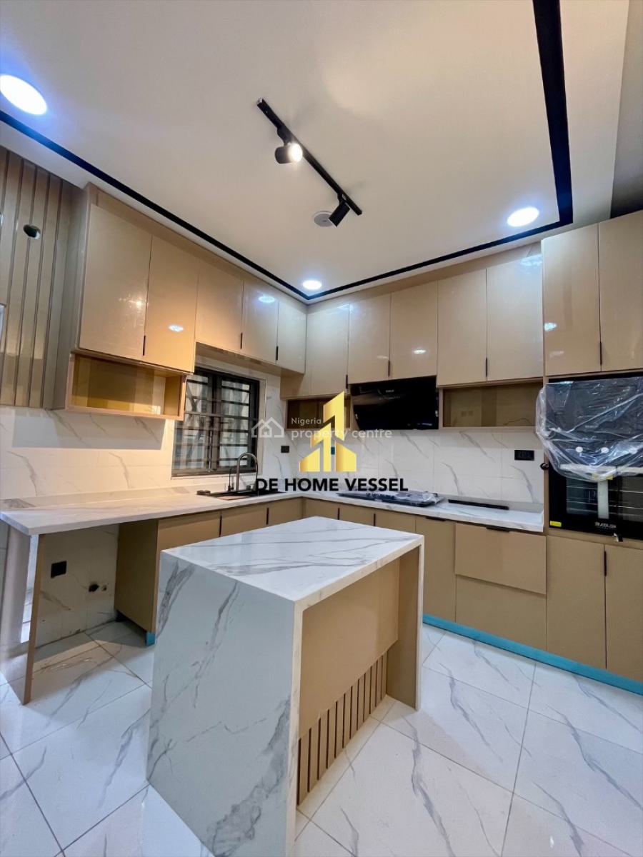 Contemporary 4 Bed Semi-detached Duplex with Bq, Chevron, Lekki, Lagos, Semi-detached Duplex for Sale