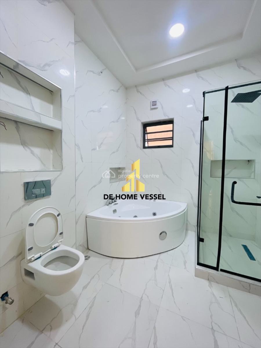 Contemporary 4 Bed Semi-detached Duplex with Bq, Chevron, Lekki, Lagos, Semi-detached Duplex for Sale