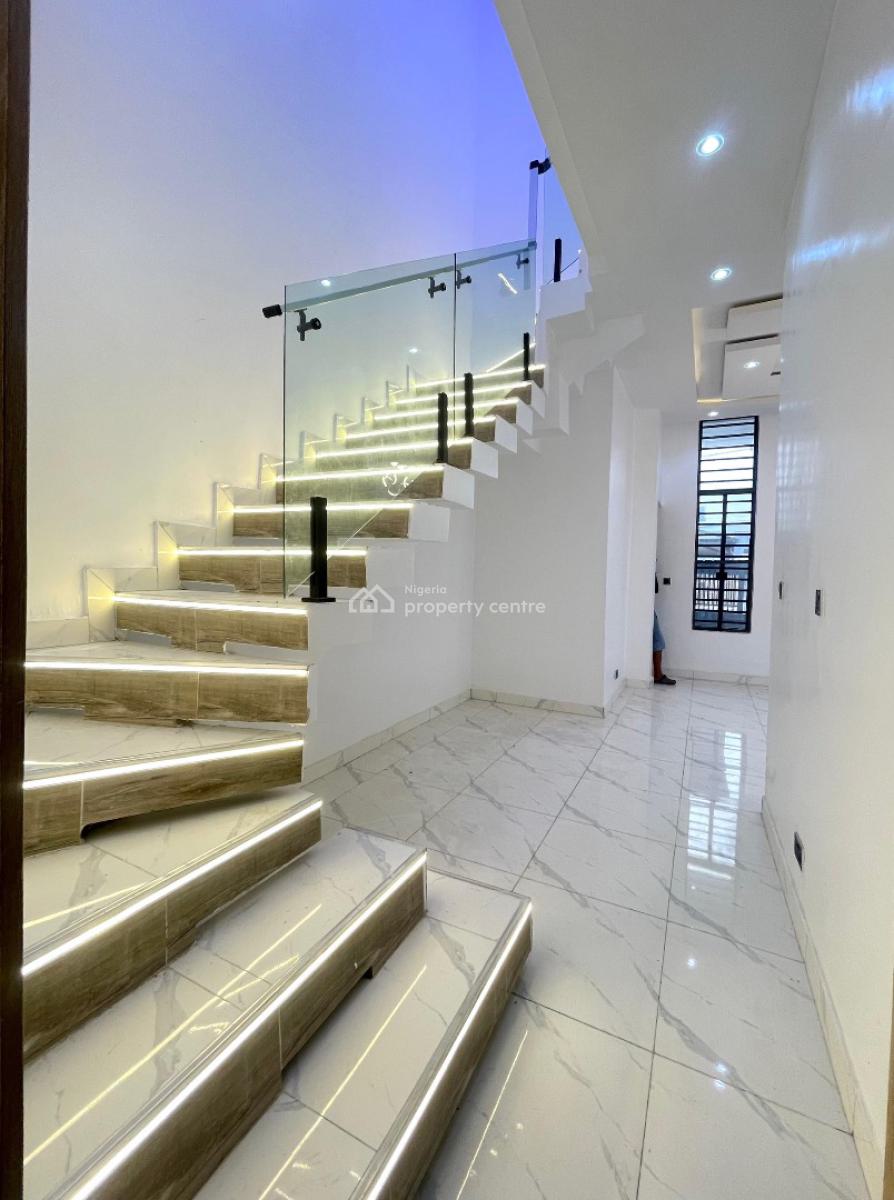 Fully 4 Bedroom Semi Detached Duplex with Bq and Secured Location, Ikota, Lekki, Lagos, Detached Duplex for Sale