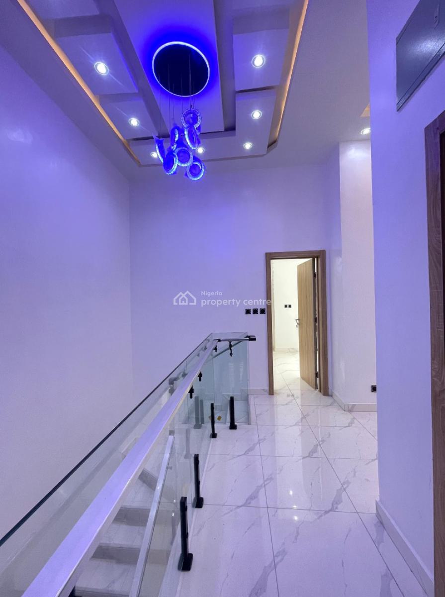 Fully 4 Bedroom Semi Detached Duplex with Bq and Secured Location, Ikota, Lekki, Lagos, Detached Duplex for Sale
