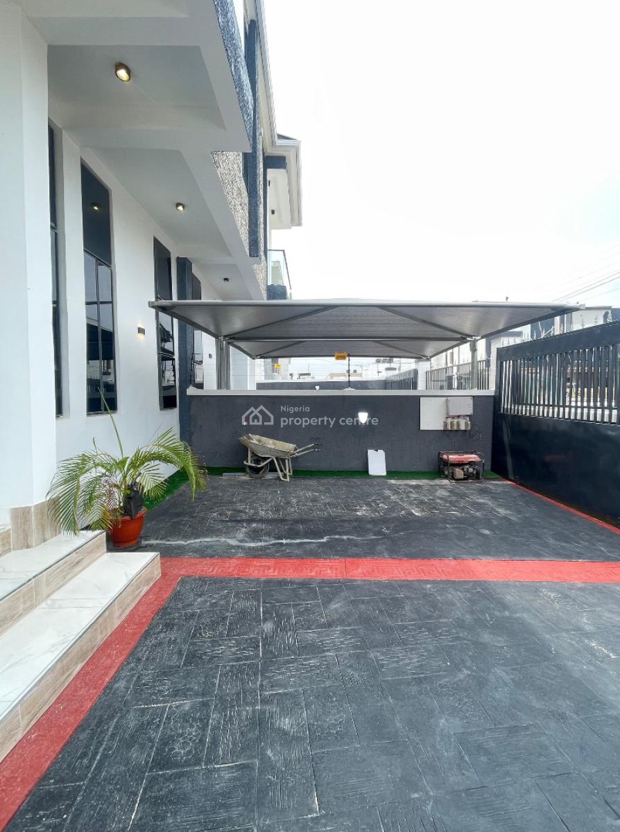 Fully 4 Bedroom Semi Detached Duplex with Bq and Secured Location, Ikota, Lekki, Lagos, Detached Duplex for Sale