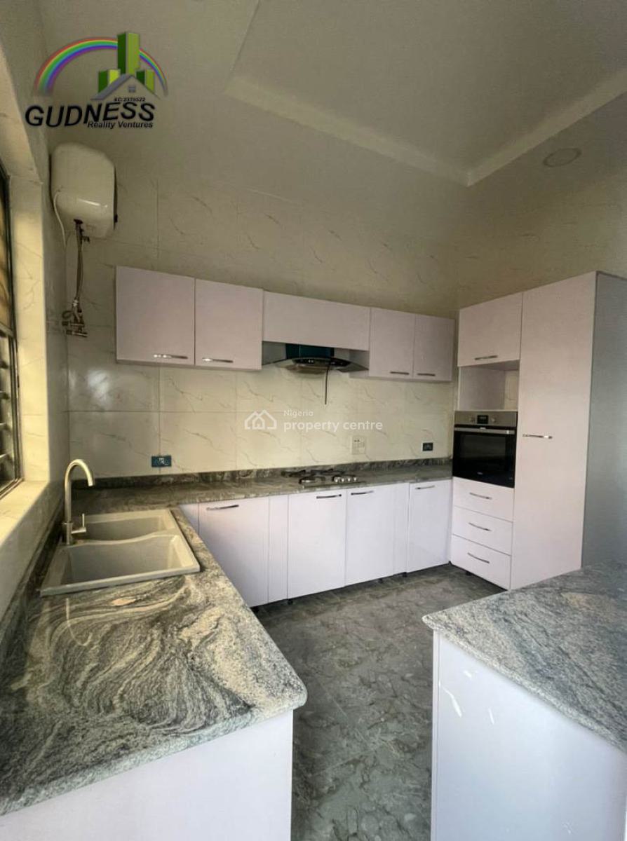 Spacious 4 Bedroom Terrace Duplex in a Serviced Court, Ikota Gra, Ikota, Lekki, Lagos, Terraced Duplex for Rent