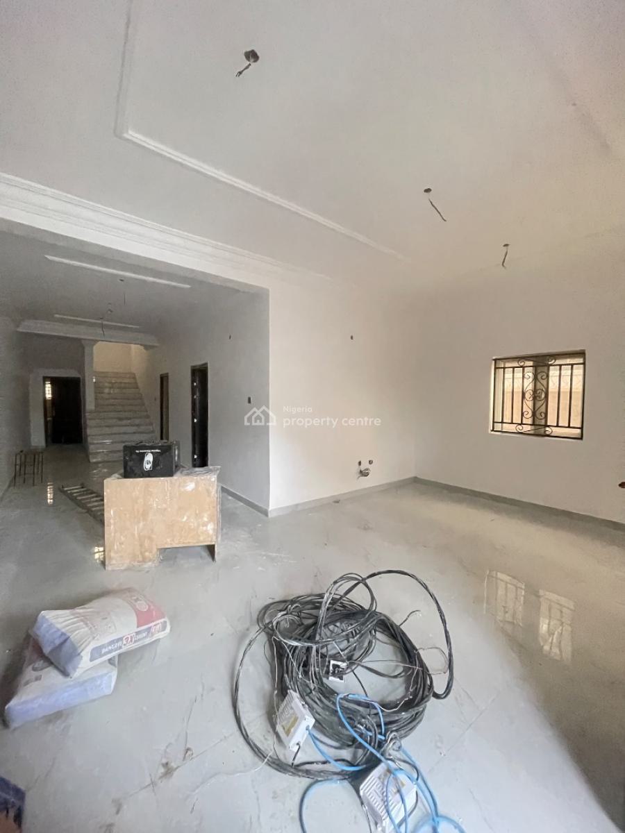 Brand New 4 Bedroom Duplex in a Good Estate with Swimming Pool & Gy, This House Came with Mini Flat Bq at Back,very Specious House to Leave, Sangotedo, Ajah, Lagos, Semi-detached Duplex for Rent