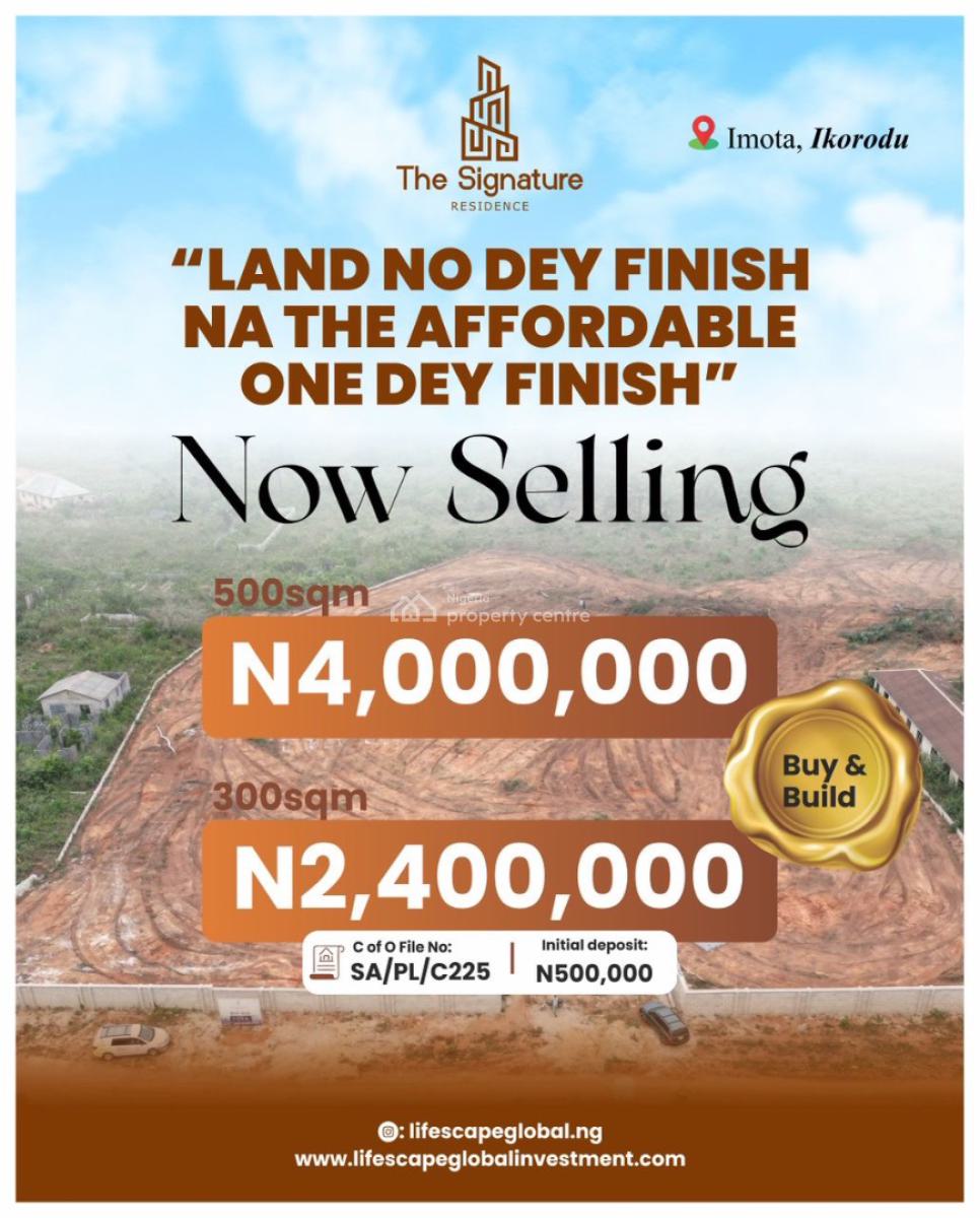 Affordable C of O Land in a Good Location, Emuren, Imota, Ikorodu, Lagos, Residential Land for Sale
