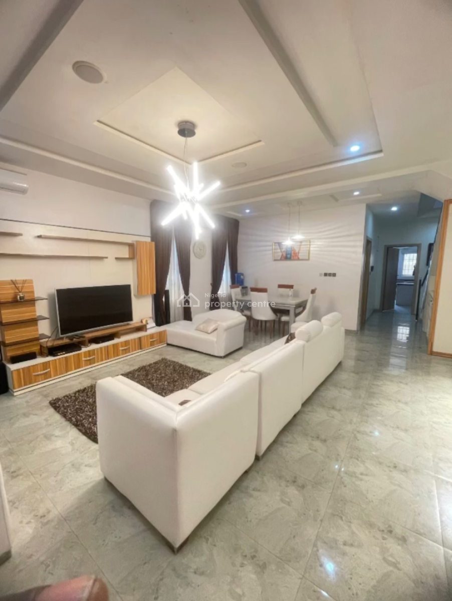 Fully Service 4 Bedroom Semi Detached Duplex with Bq, Nike Art Gallery Road, Lekki, Lagos, Semi-detached Duplex for Rent