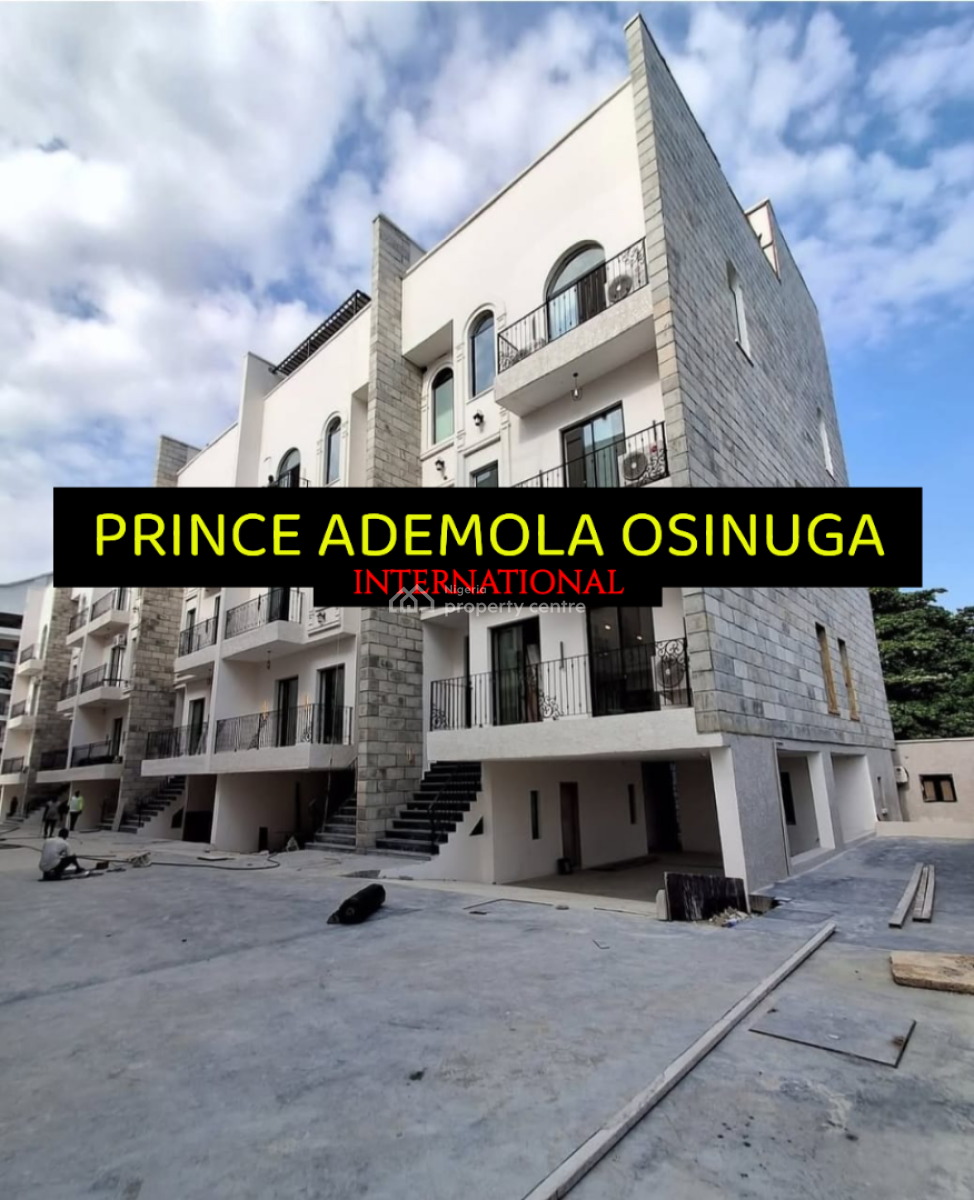 New & Luxury 5 Bedroom Terrace House + Bq, Old Ikoyi, Ikoyi, Lagos, Terraced Duplex for Sale