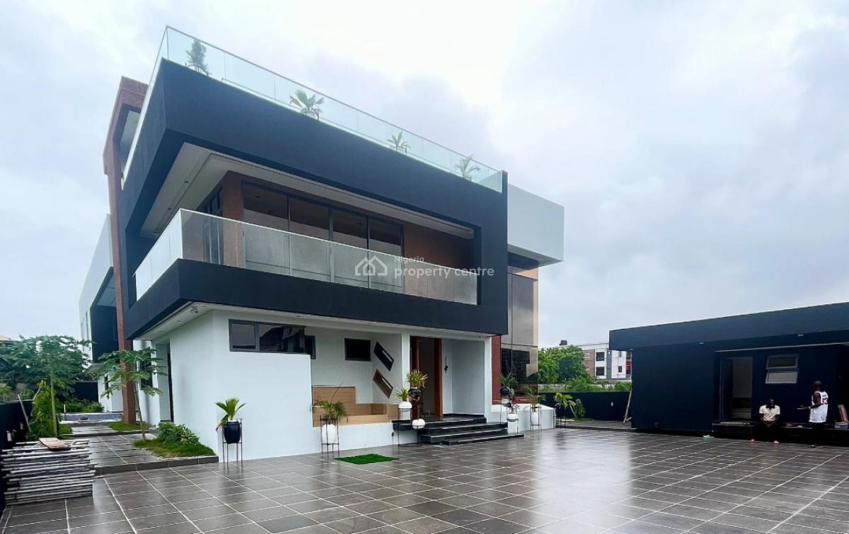 5bed Detached Duplex + Bq Swimpool Gym Elevator Rooftop & Cinema Room, Royal Gardens Estate, Ajah, Lagos, Detached Duplex for Sale