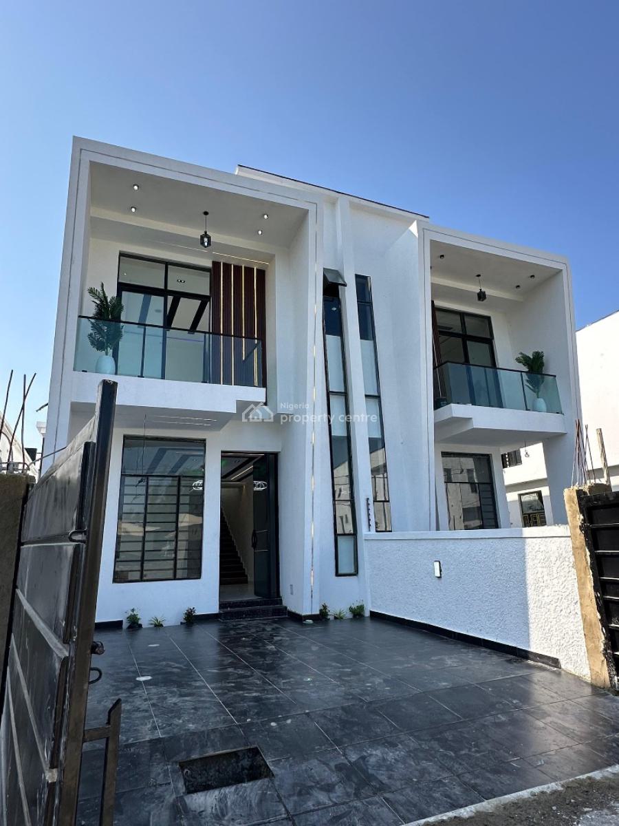 Beautifully Designed 4 Bedroom Semi-detached Duplex with a Good Title, Ikota, Lekki, Lagos, Semi-detached Duplex for Sale