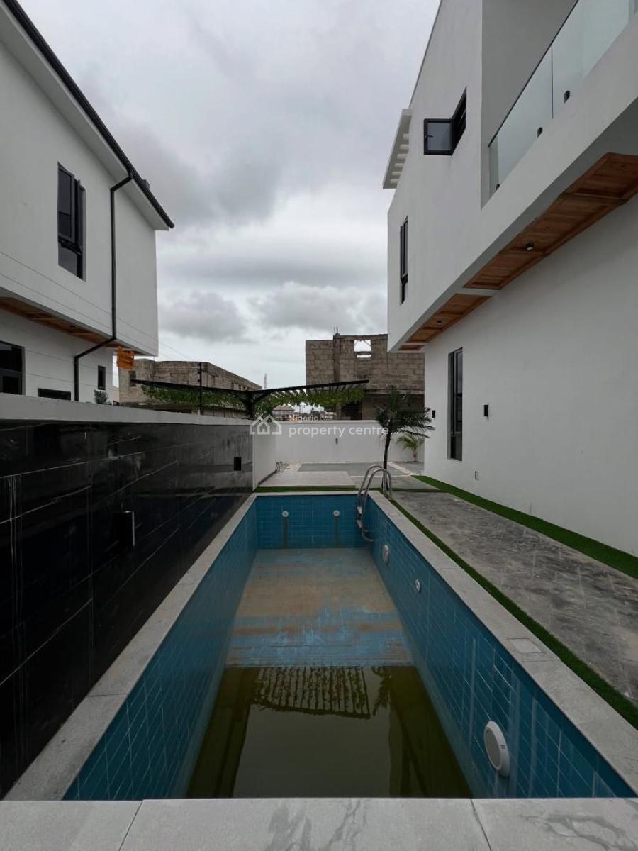 Newly Built 5 Bedroom Fully Detached Duplex with Bq, Lekki Palm City, Ajah, Lagos, Detached Duplex for Rent
