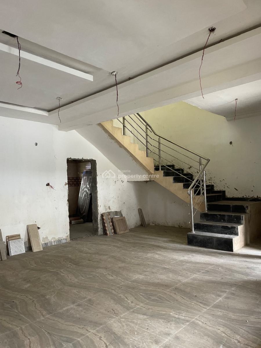 Partly Finished 3 Bedrooms and Bq, Chevron Drive, Lekki, Lagos, Terraced Duplex for Sale