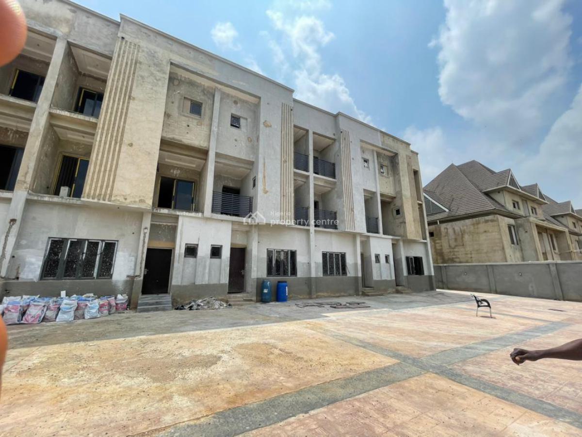 Newly Built 5 Bedroom Terraced Duplex & Bq, Jahi Districts, Jahi, Abuja, House for Rent