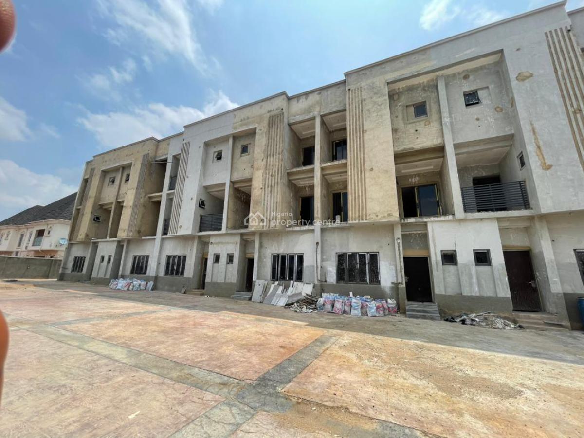 Newly Built 5 Bedroom Terraced Duplex & Bq, Jahi Districts, Jahi, Abuja, House for Rent