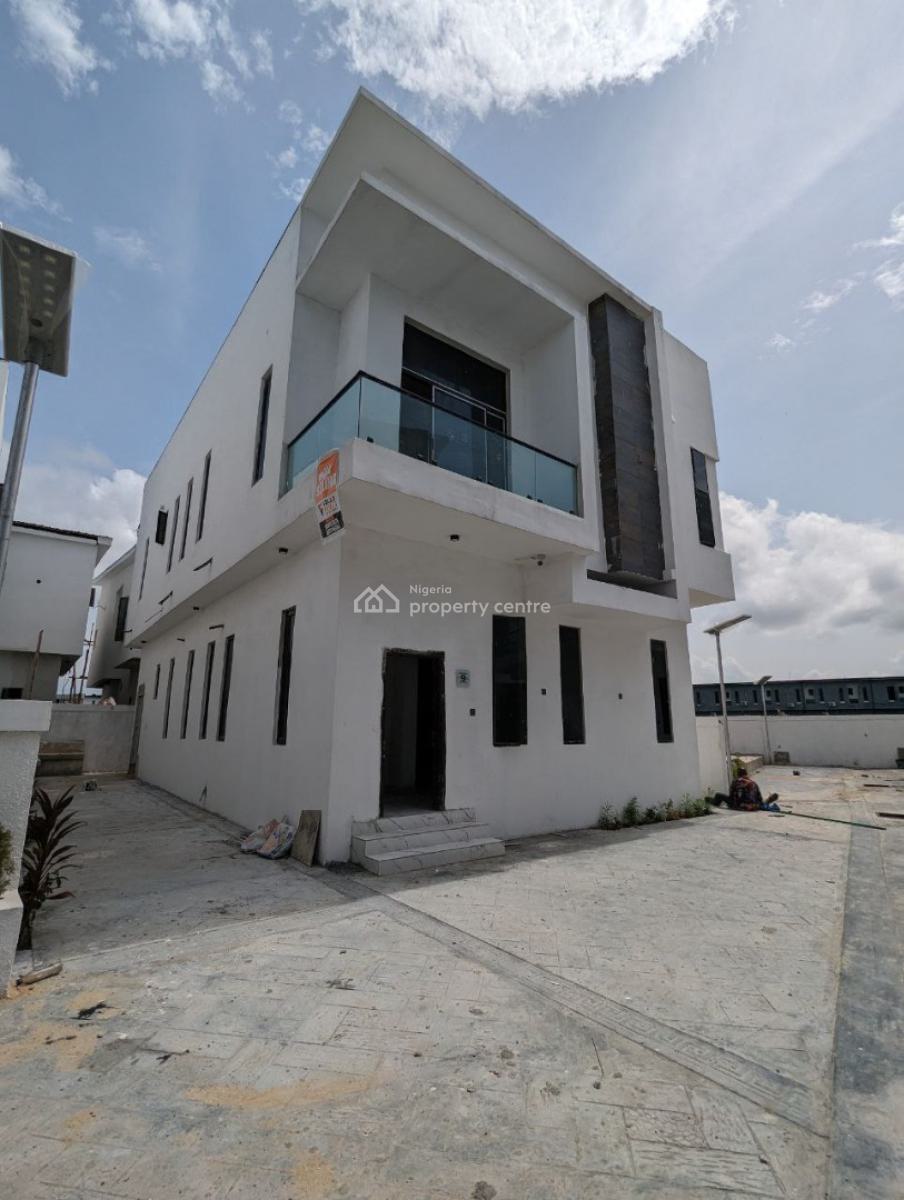 4 Bedroom Semi-detached Duplex with Bq & Certificate of Occupancy, Royal Pine Estate, Orchid Road, Lekki, Lagos, Semi-detached Duplex for Sale