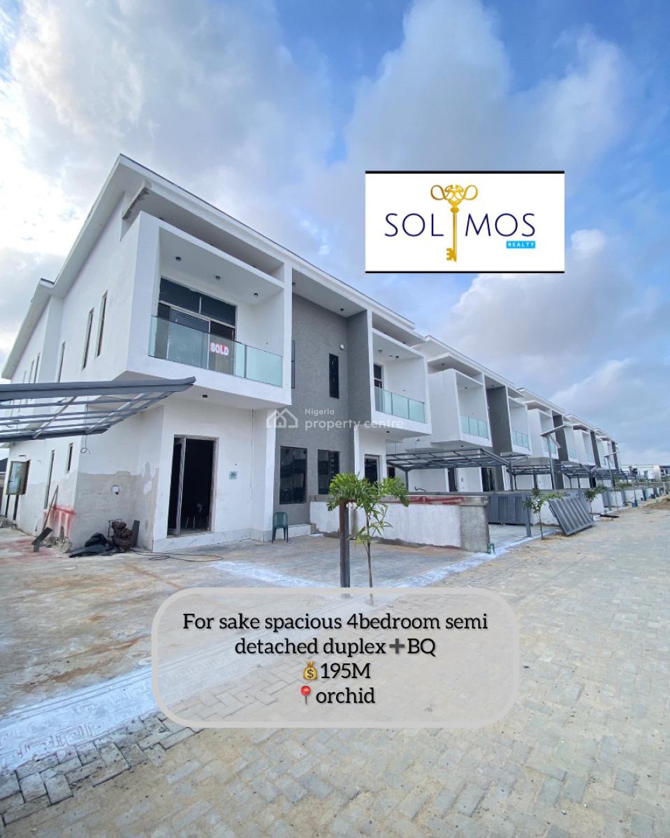 Luxurious 4 Bedroom Semi Detached Duplex Bq, Orchid, Lekki, Lagos, Semi-detached Duplex for Sale
