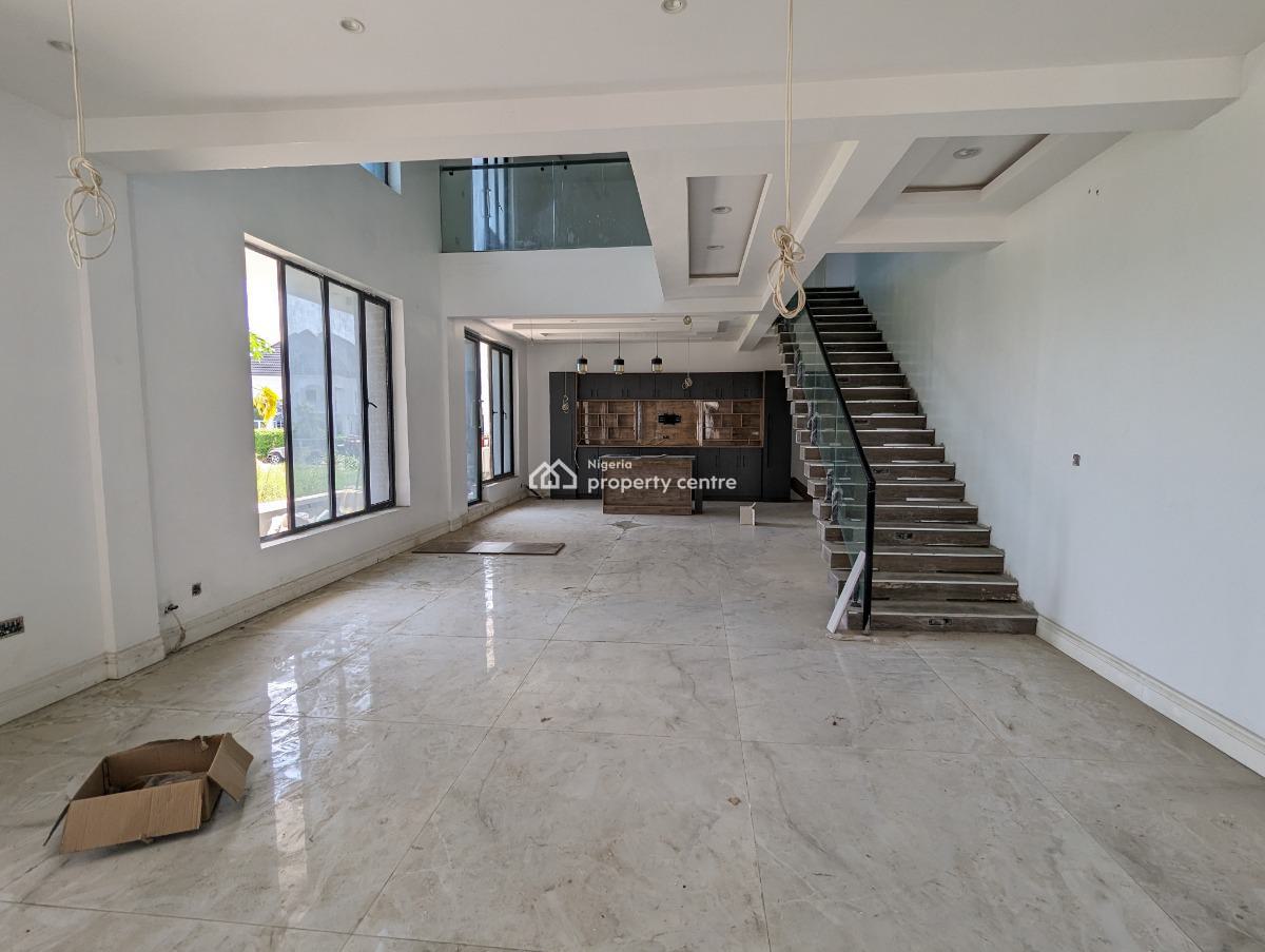 New 5 Bedroom on 3 Floors with Penthouse, Study, Bq & Gov Consent, Cowrie Creek Estate, Ikate, Lekki, Lagos, Semi-detached Duplex for Sale