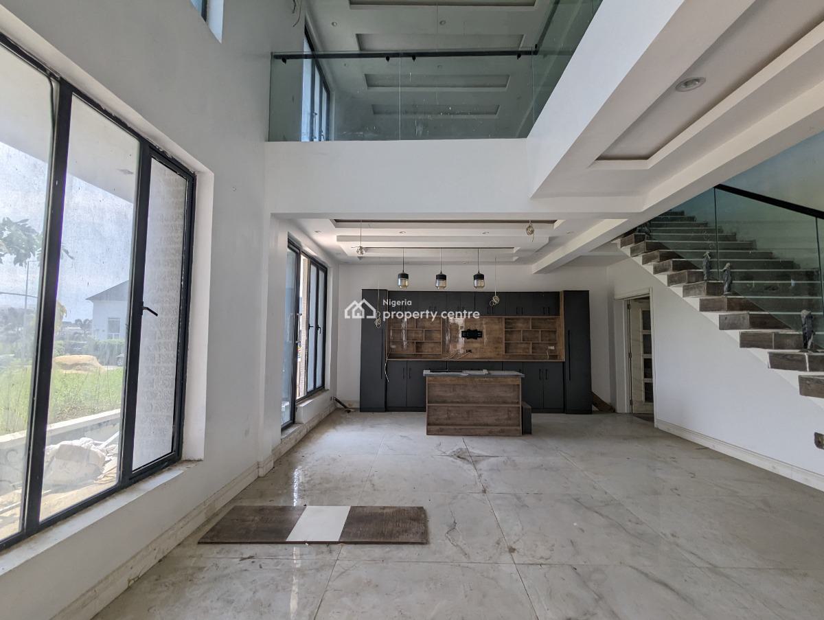 New 5 Bedroom on 3 Floors with Penthouse, Study, Bq & Gov Consent, Cowrie Creek Estate, Ikate, Lekki, Lagos, Semi-detached Duplex for Sale
